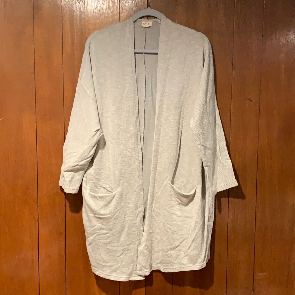 DONNI OS Lightweight Ribbed Cardigan